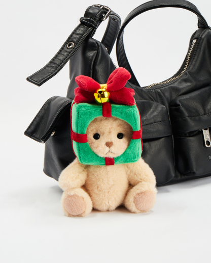 Getahug Surprise Gift Box Mini Bear | 5.9 Inches Stuffed Animal Bag Charm Keychains Christmas Gift
