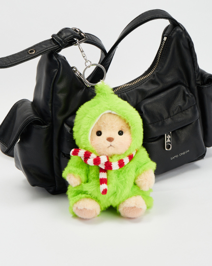 Getahug Green Monster Mini Bear | 5.9 Inches Stuffed Animal Bag Charm Keychains Christmas Gift
