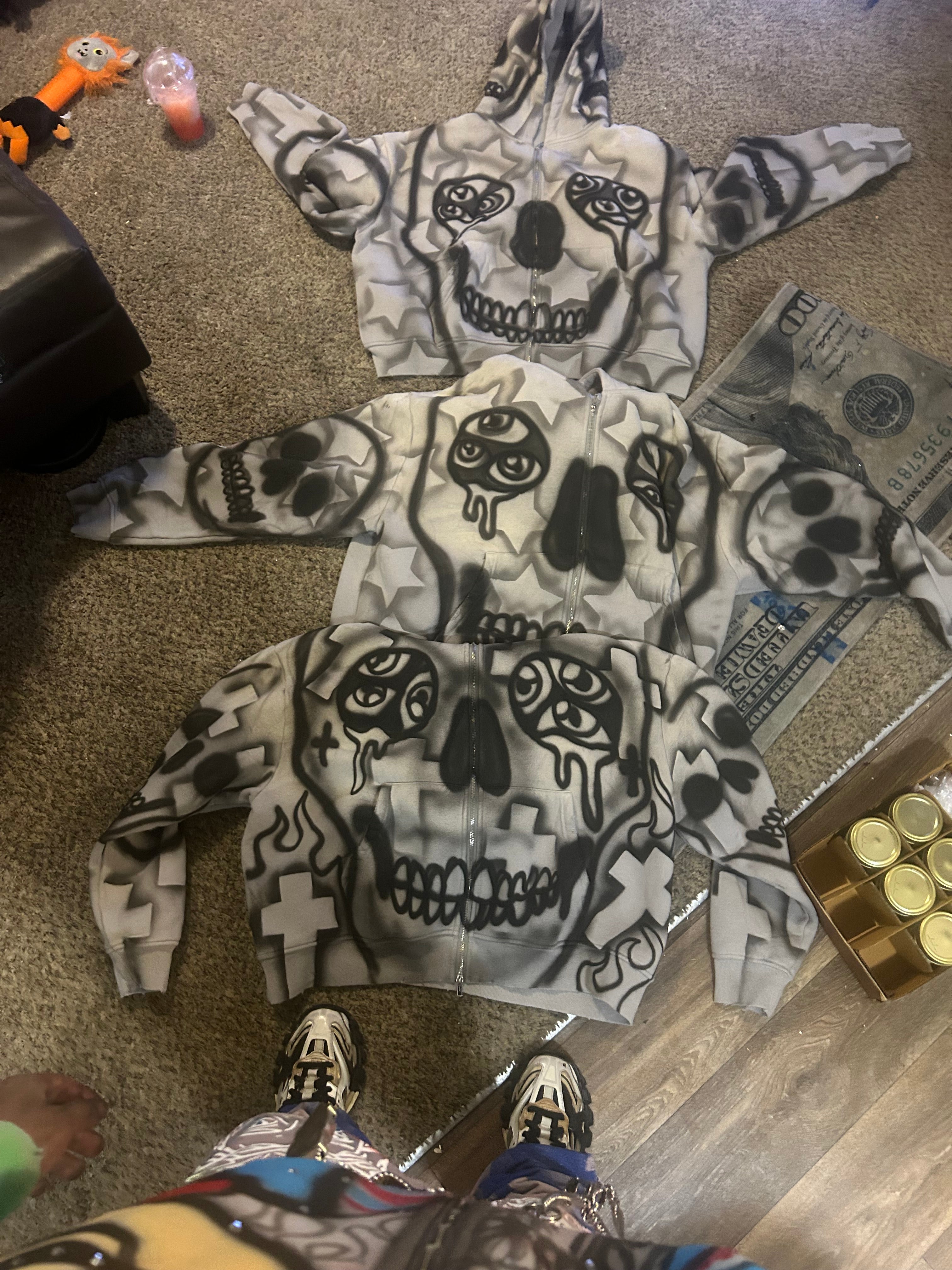 Skull hoodie