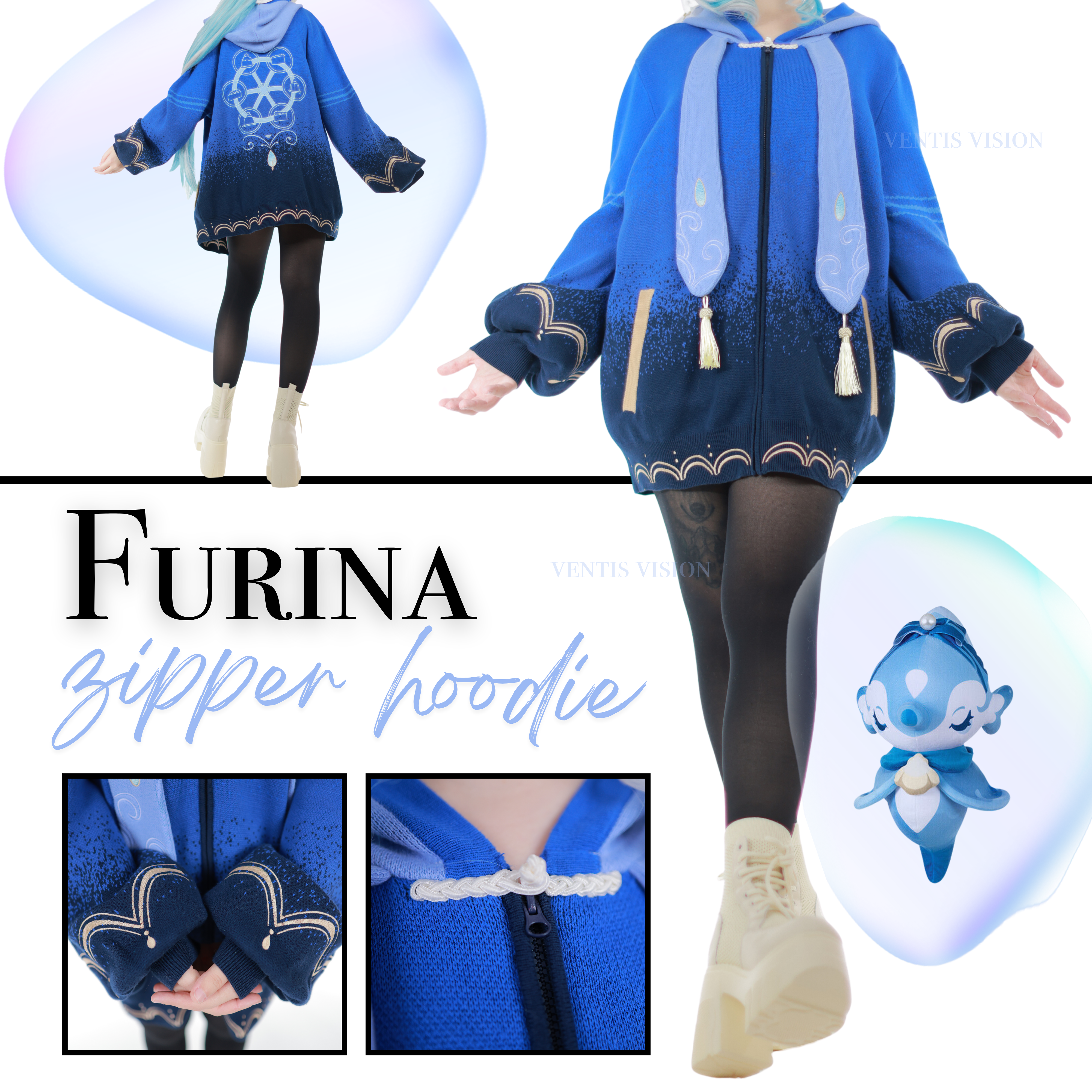 Genshin Zipper Hoodie II