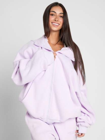 Pastel Zip Hoodie