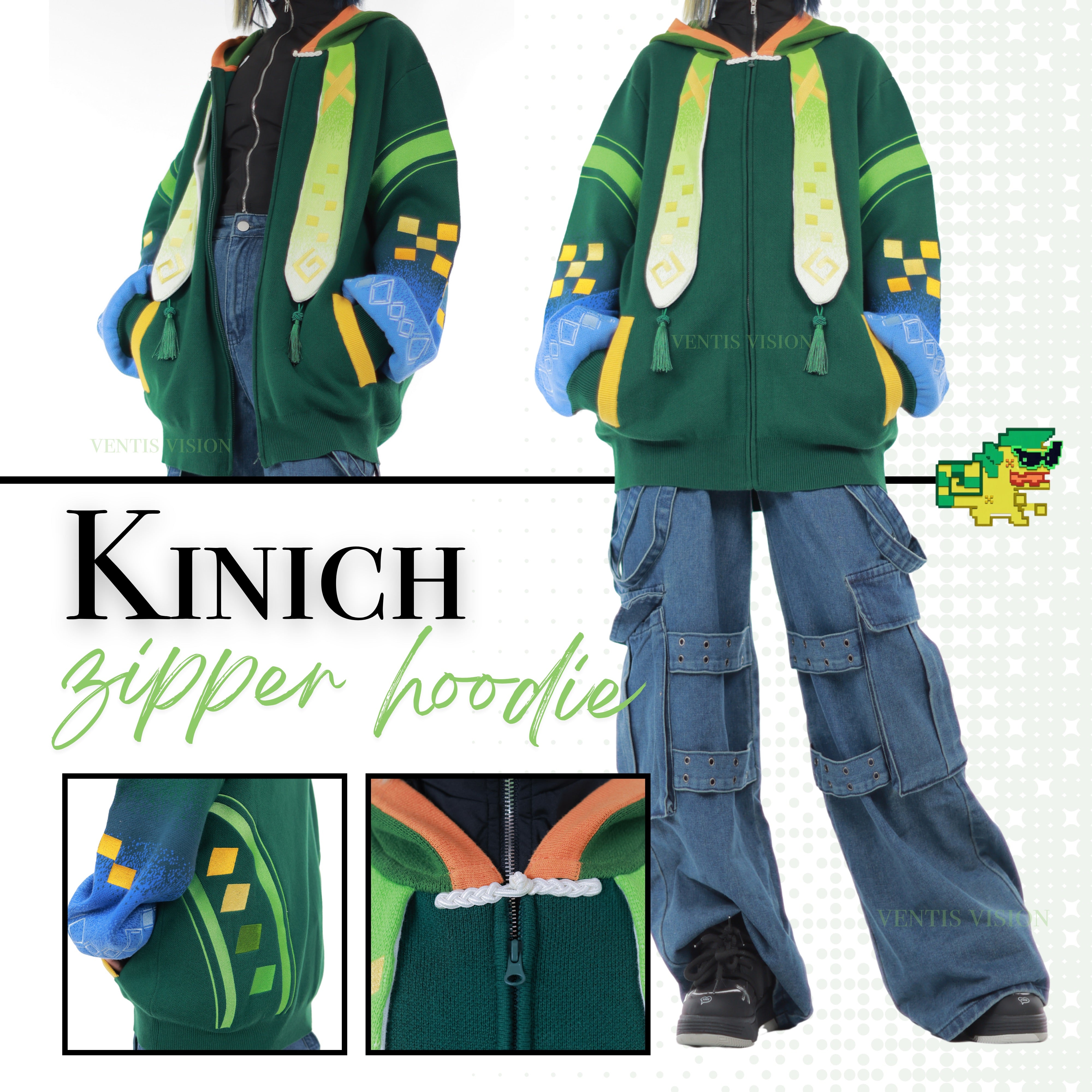 Kinich Zipper Hoodie