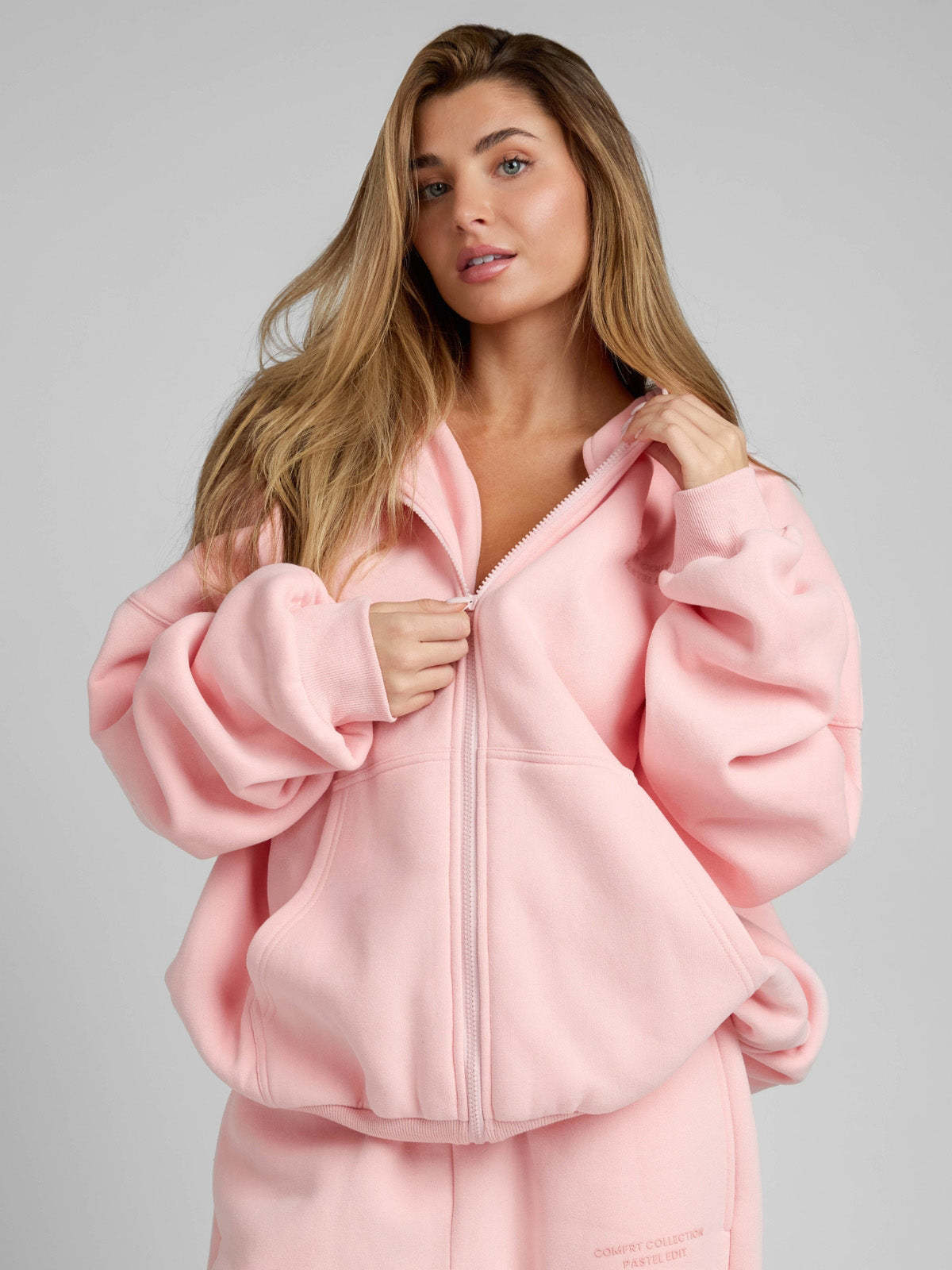Pastel Zip Hoodie