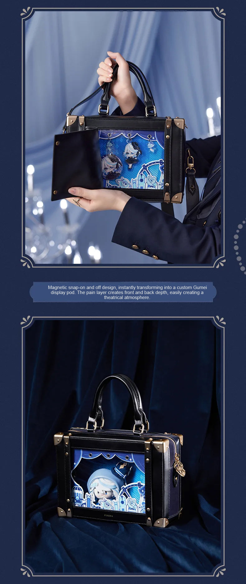 Furina Themed Impression Baguette Bag & Ita Bag