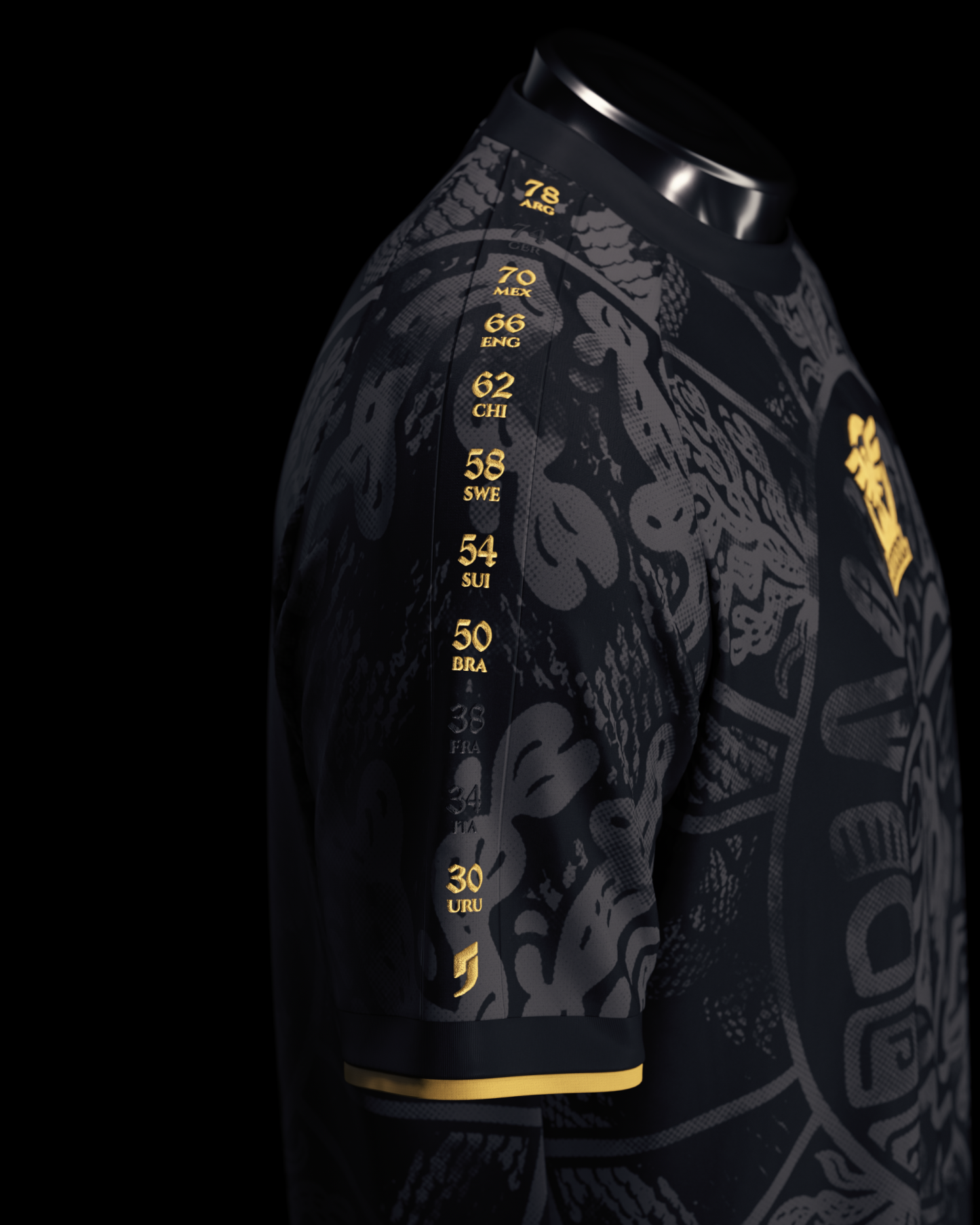 Mexico Heritage Jersey (2026WC Edition) - Black