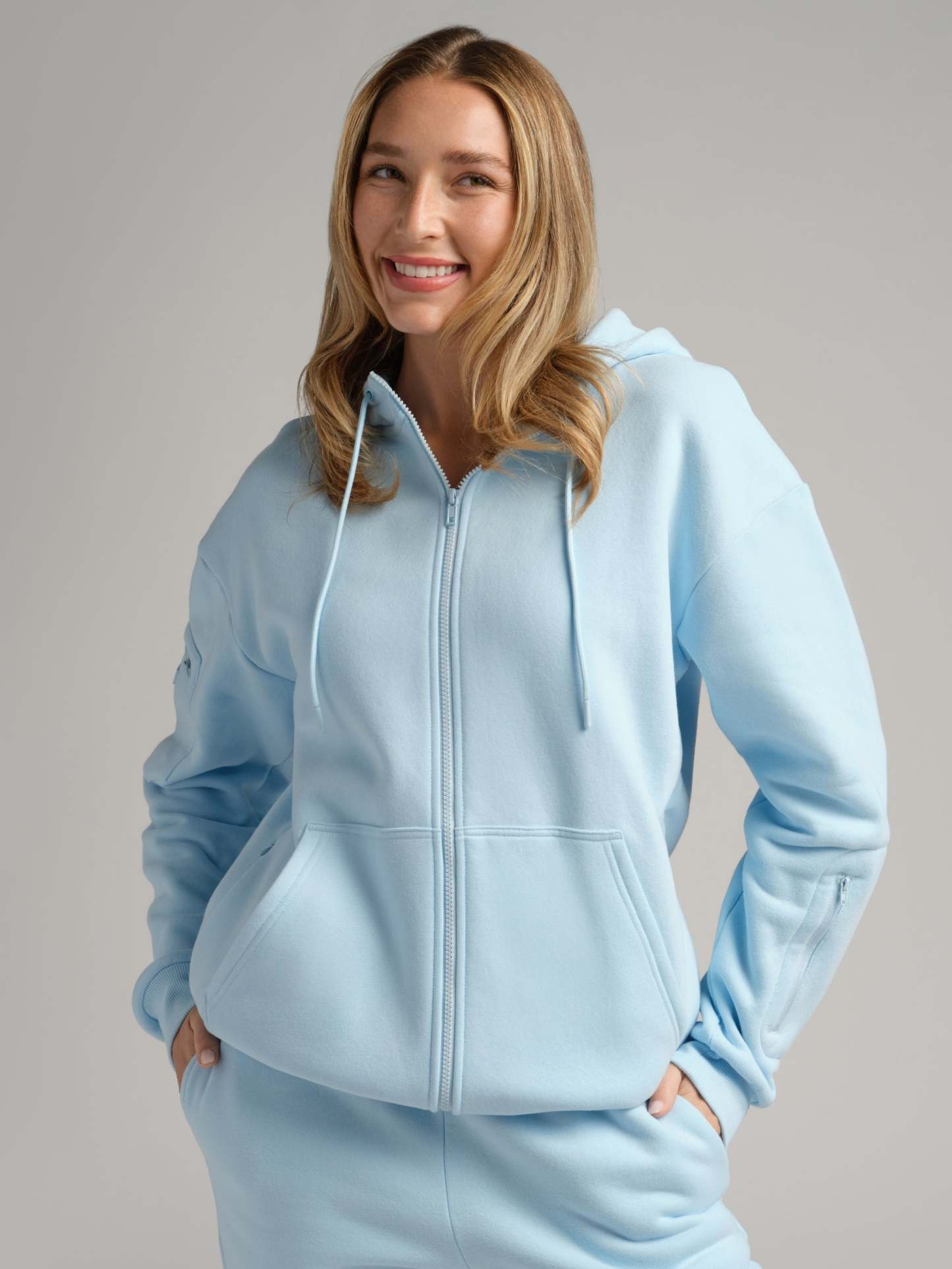 Airplane Mode Travel Zip Hoodie