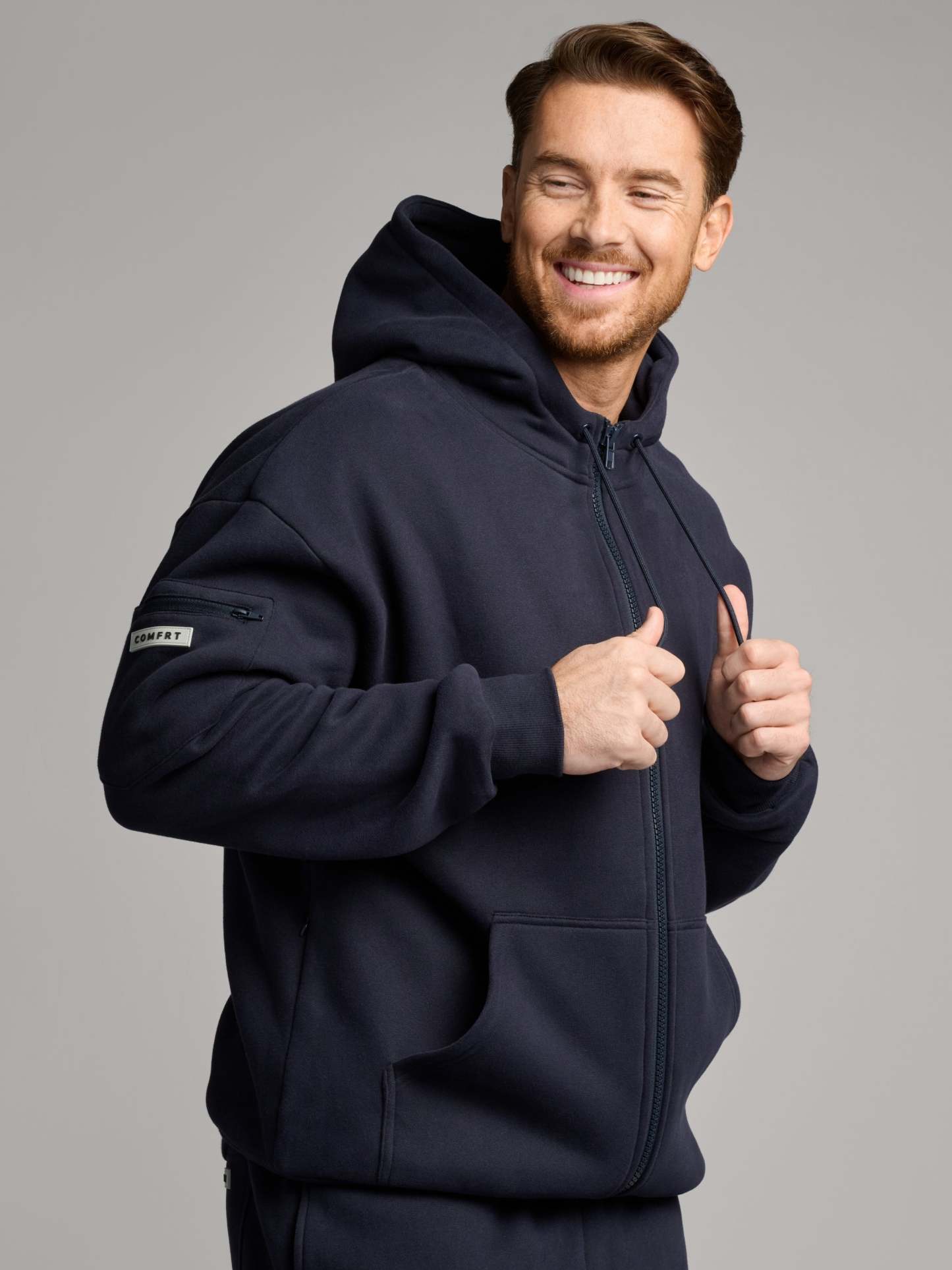 Airplane Mode Travel Zip Hoodie