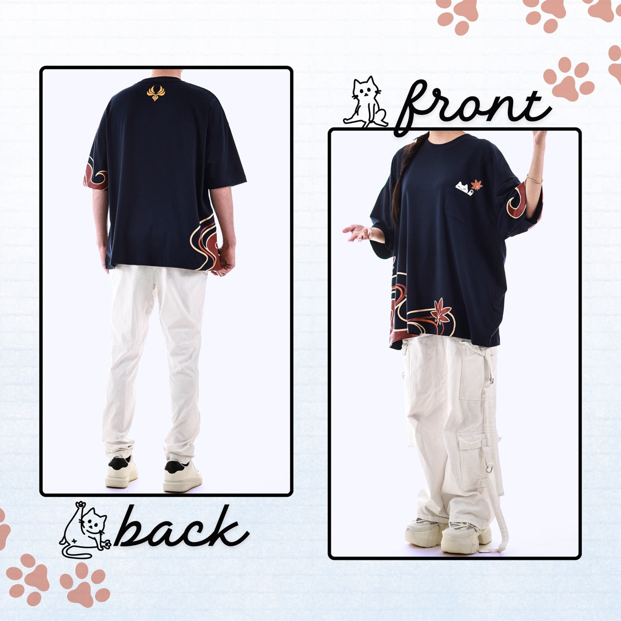 Kazuha Cat T-Shirt 
