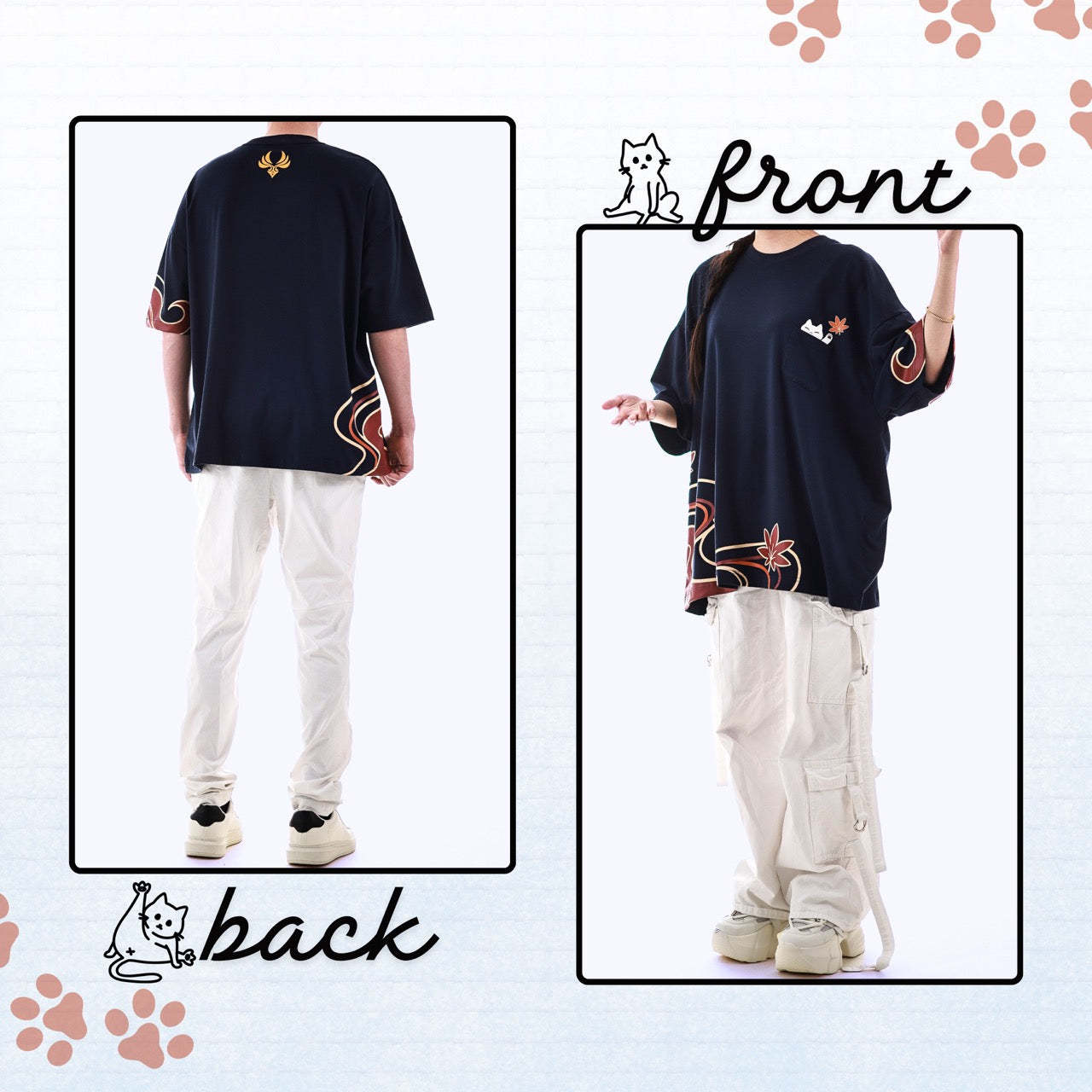 Kazuha Cat T-Shirt 