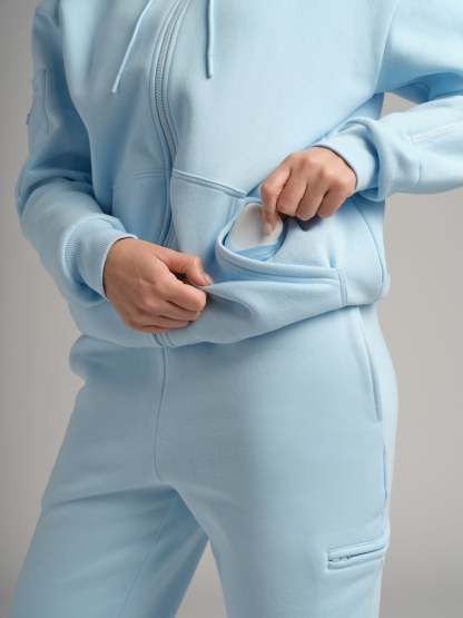 Airplane Mode Travel Zip Hoodie