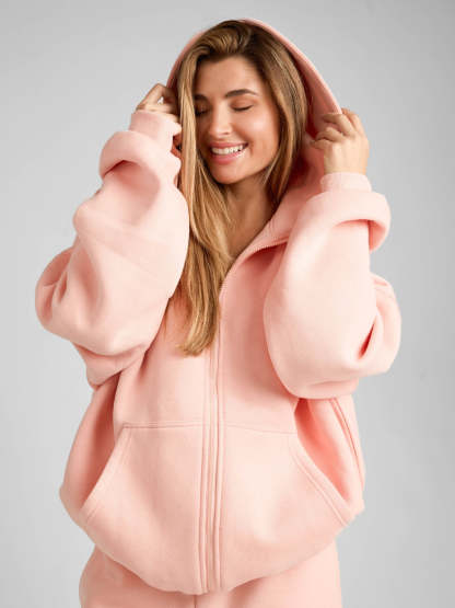 Pastel Zip Hoodie
