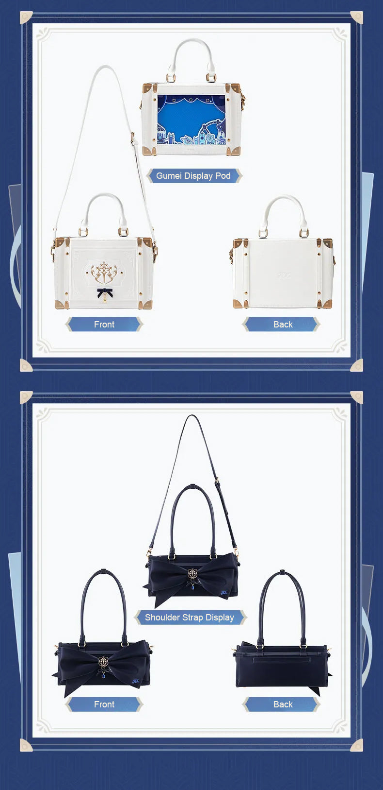 Furina Themed Impression Baguette Bag & Ita Bag