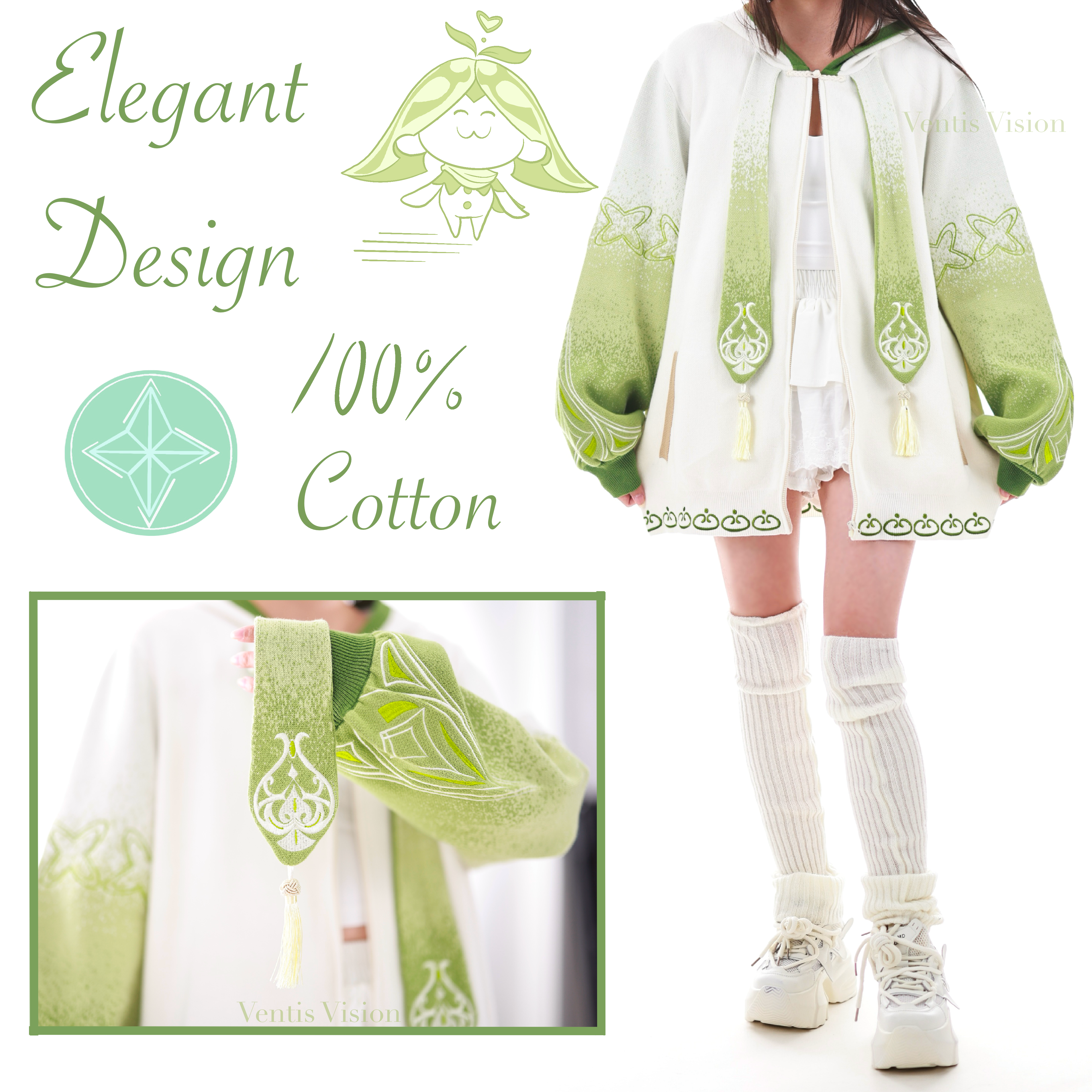 Genshin Zipper Hoodie II