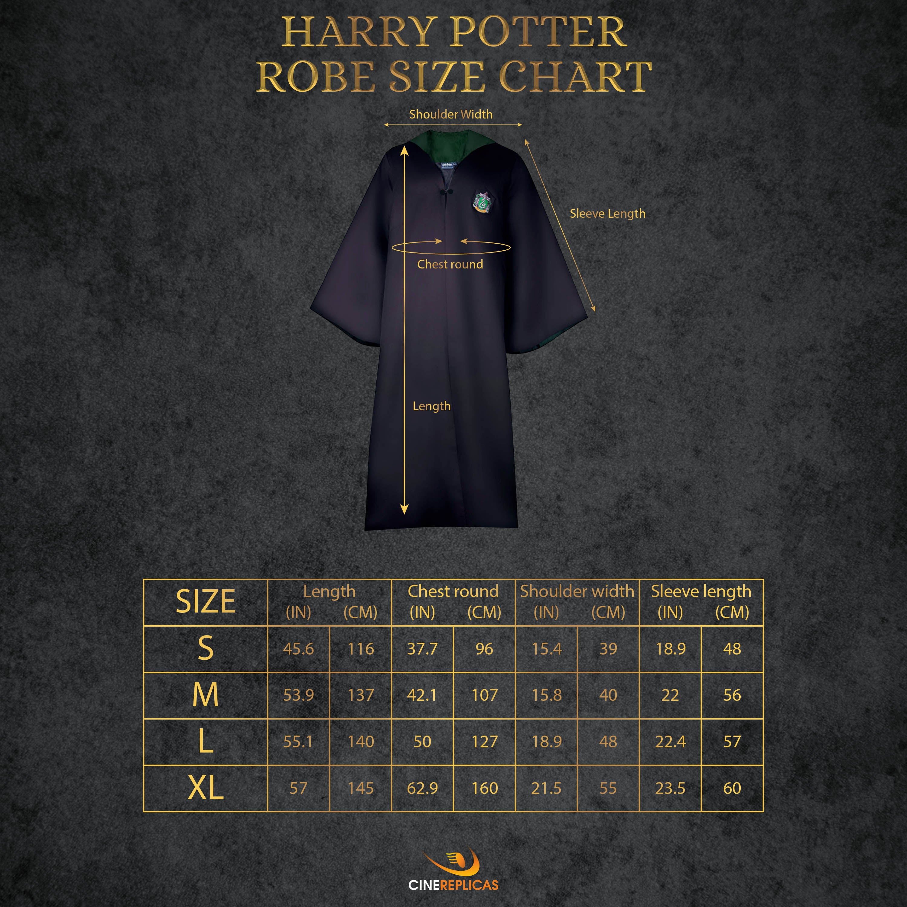 Adults Slytherin Full Uniform