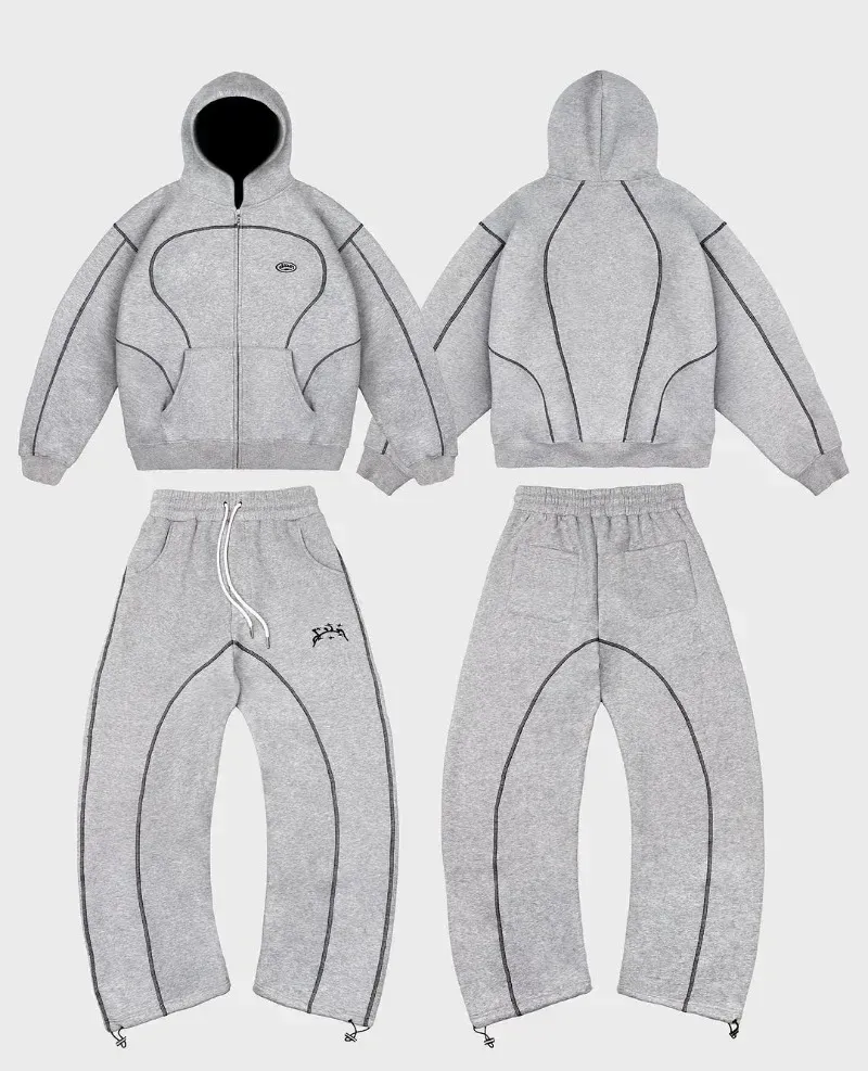 Street Retro Men's Casual Sportswear with Trendy Silhouettes Unique Hi