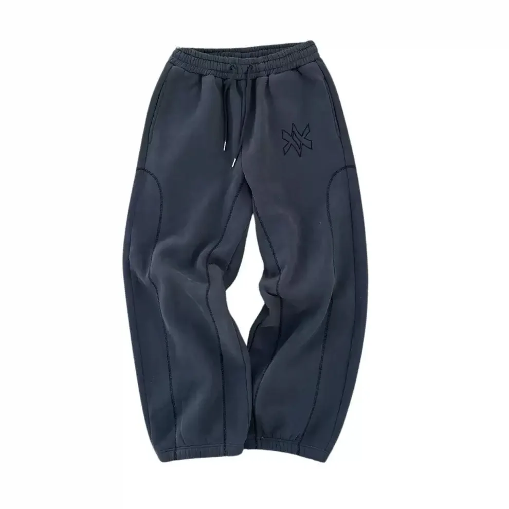 American Y2K Casual Zipper Hoodie Sweatpant Two Piece Set HipHop Oversized Embroidery Sweatshirts Men Women Casual Pants