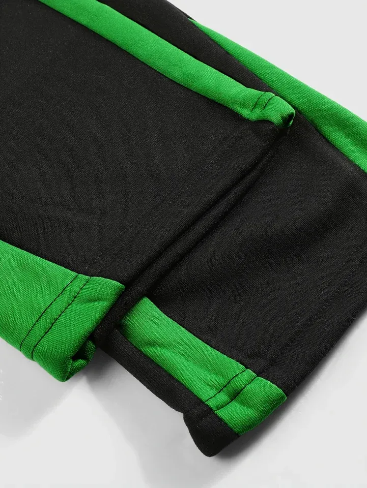 Men's American - style Street - wear Hoodie and Joggers Set Distinctly Showcasing Skull, Flame and Number 77 Elements Trend