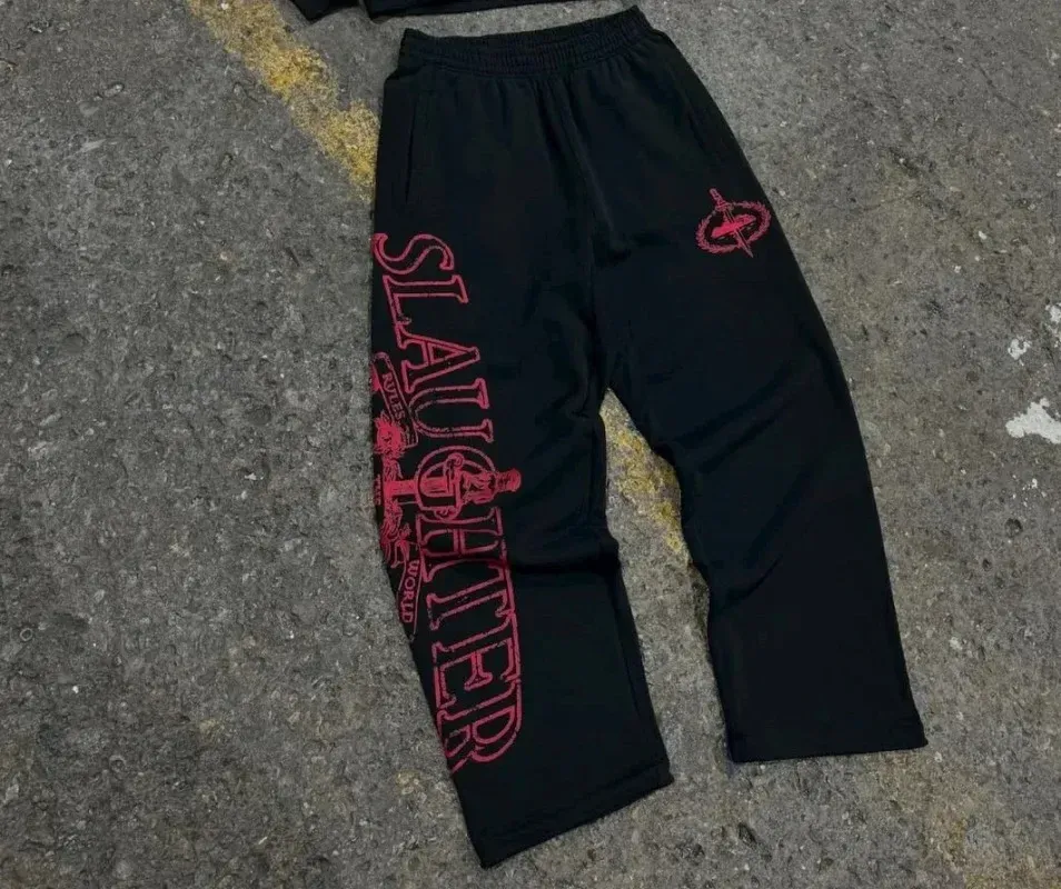 2025 Harajuku Hip Hop Classic Street Zipper Casual Men Suit Y2K Men's Fashion Women Retro Hoodies Couple Sweatshirts Sweatpants