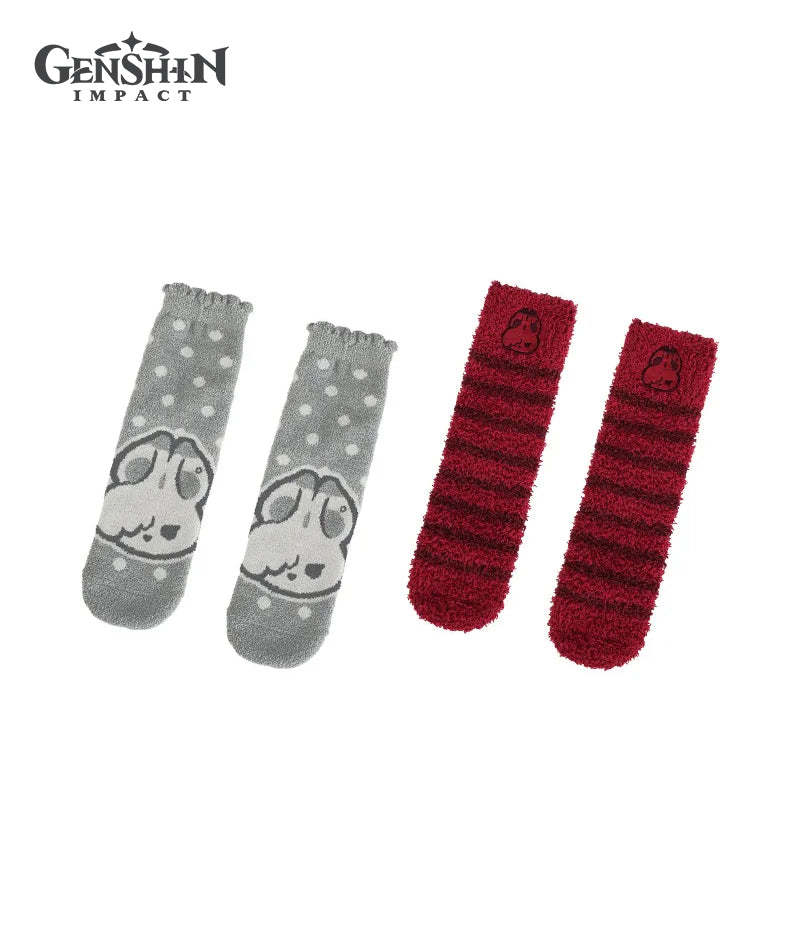 [Official Merchandise] Genshin Impact House of the Hearth Winter Fuzzy Socks