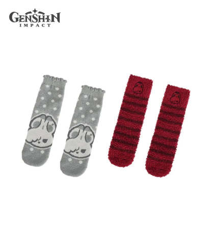 [Official Merchandise] Genshin Impact House of the Hearth Winter Fuzzy Socks
