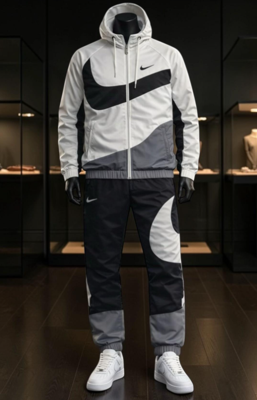 White/black tracksuit