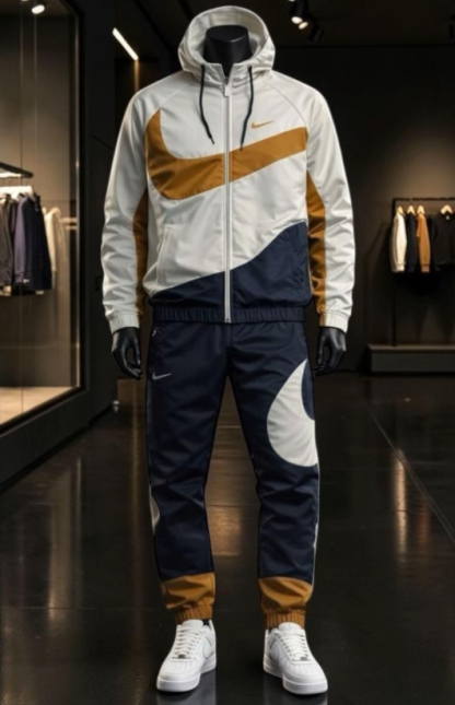 Gold/black tracksuit