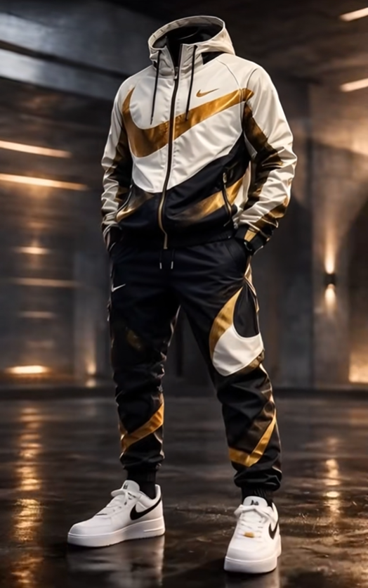 Gold tracksuit