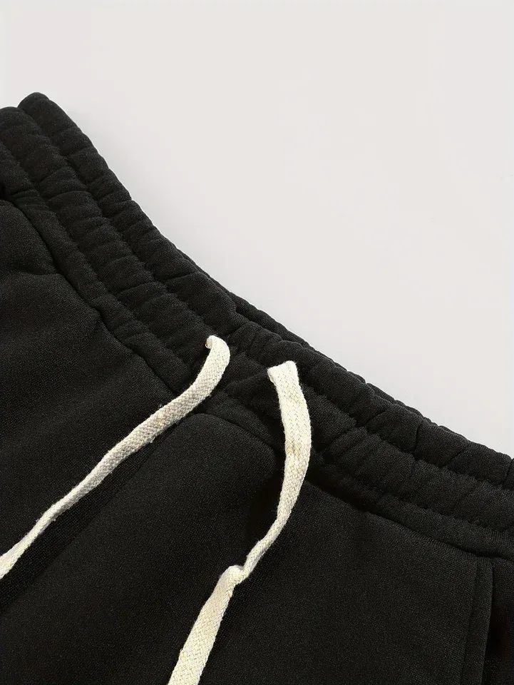 Men's American - style Street - wear Hoodie and Joggers Set Distinctly Showcasing Skull, Flame and Number 77 Elements Trend