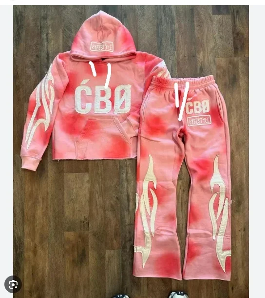 New 3D Printed Adult Fashion Leisure Sports Hoodie Set