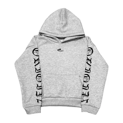 American hooded pullover trousers personality letter printing men and women2025 sweatshirts street fashion hip-hop style suit