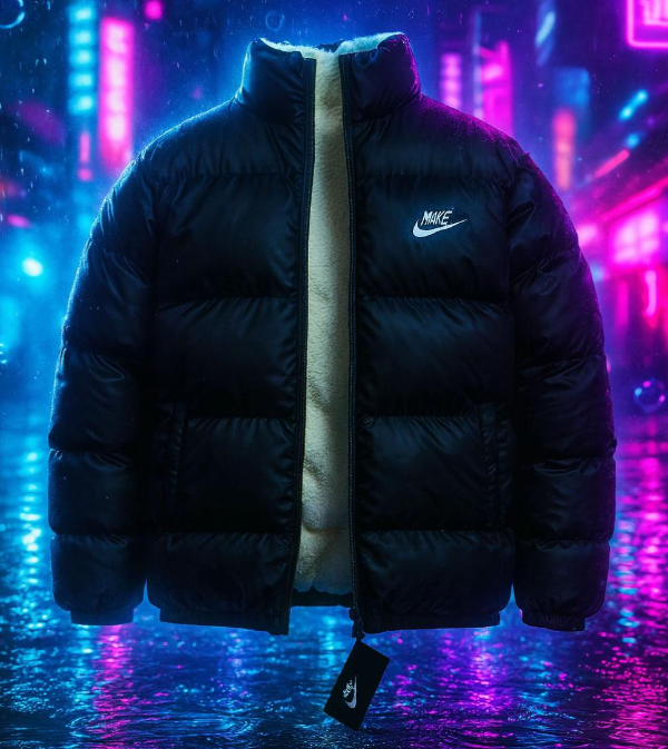 Reversible Nike Fleece Jacket White/Black