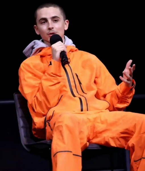 Marty Supreme Timothée Chalamet Orange Tracksuit