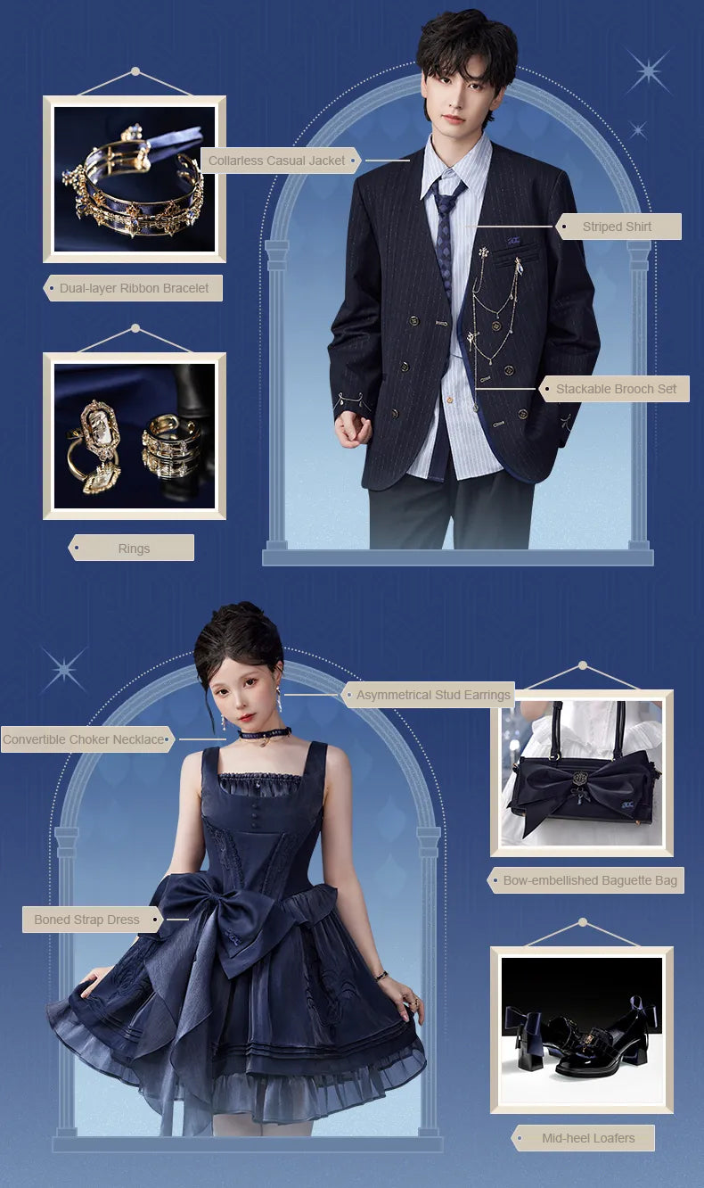 Furina Themed Impression Baguette Bag & Ita Bag