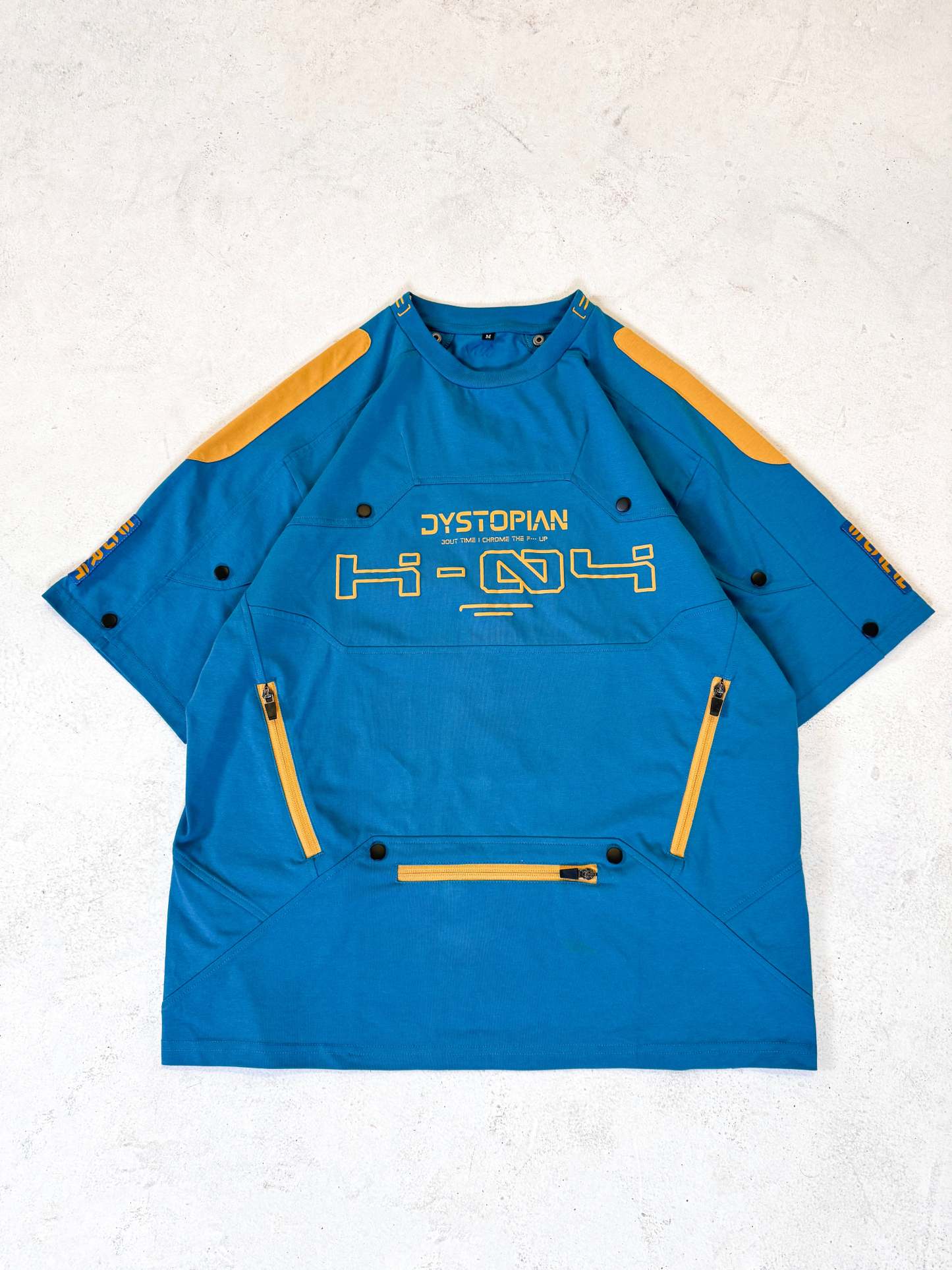 "CYBER" T-shirt Blue