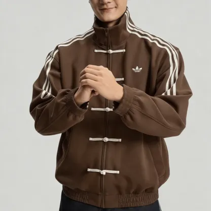 CTT Chinese Track Top 3.1 Gender Neutral Jacket (Brown)
