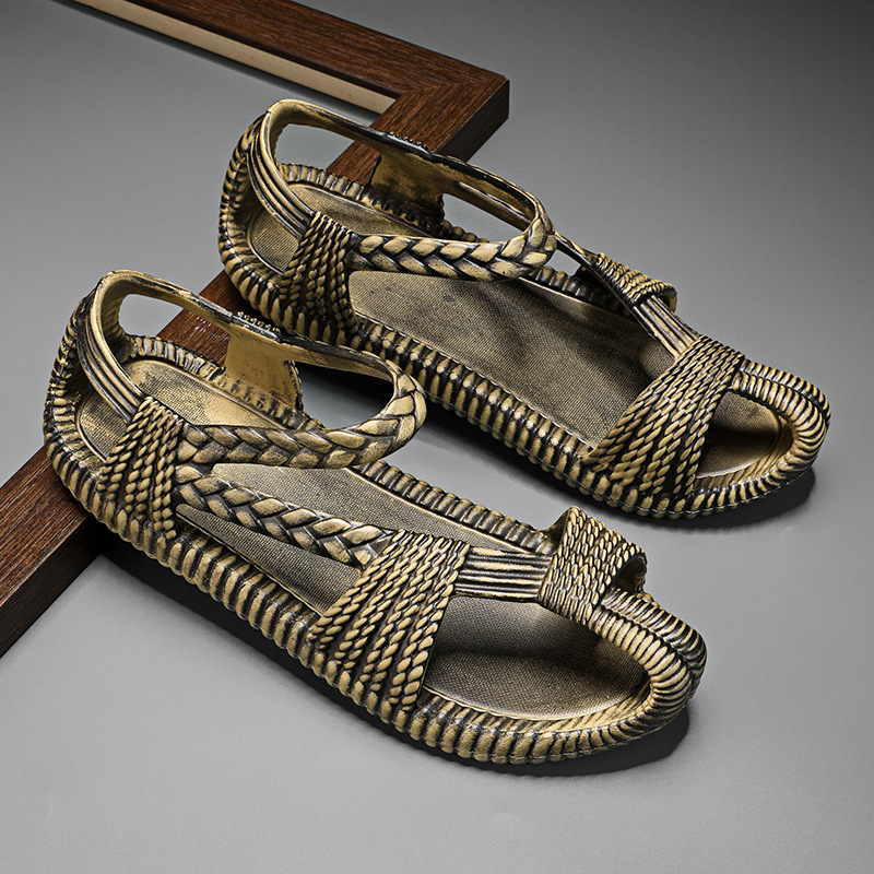 Braided Vintage Roman Sandals