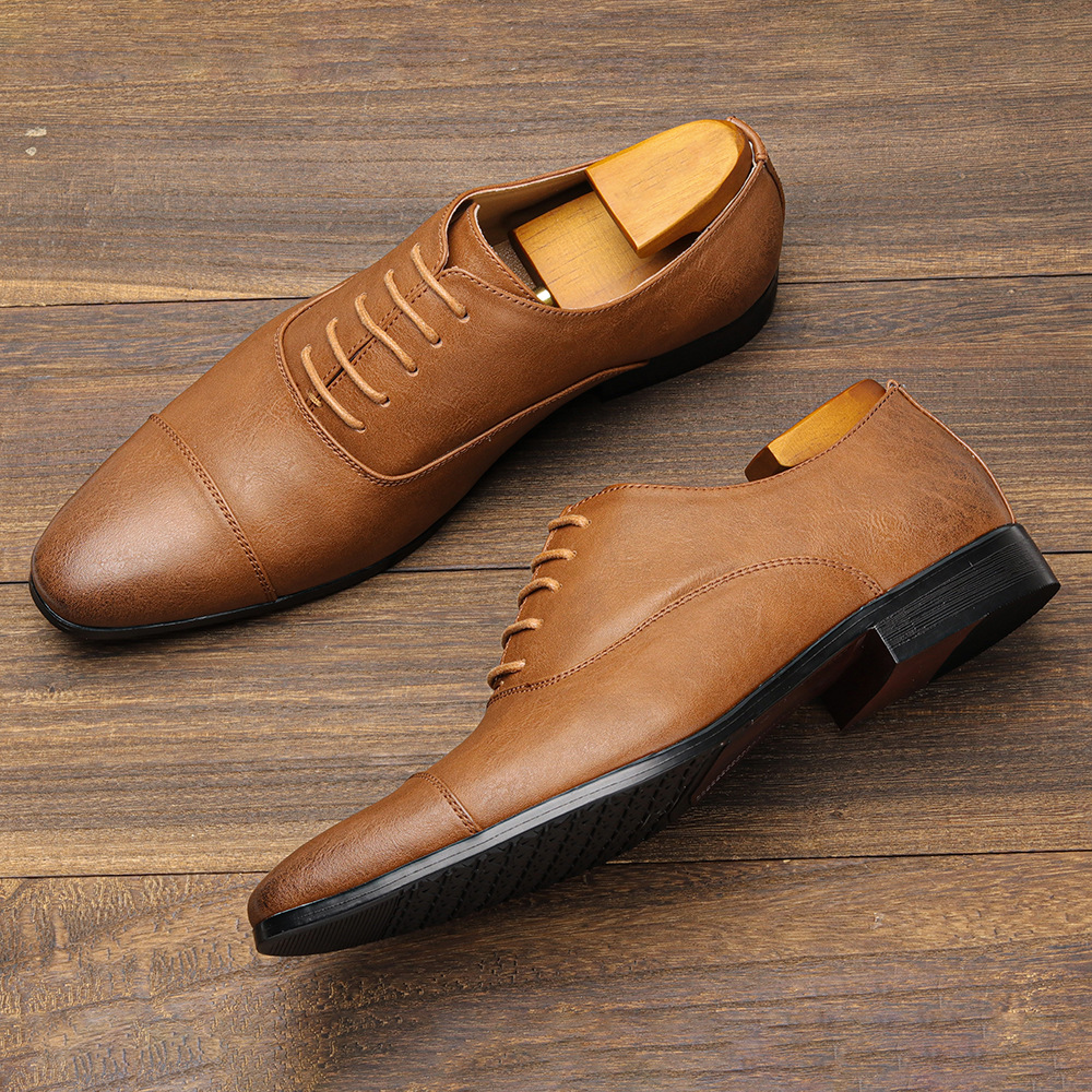 British Pointed Toe Oxfords
