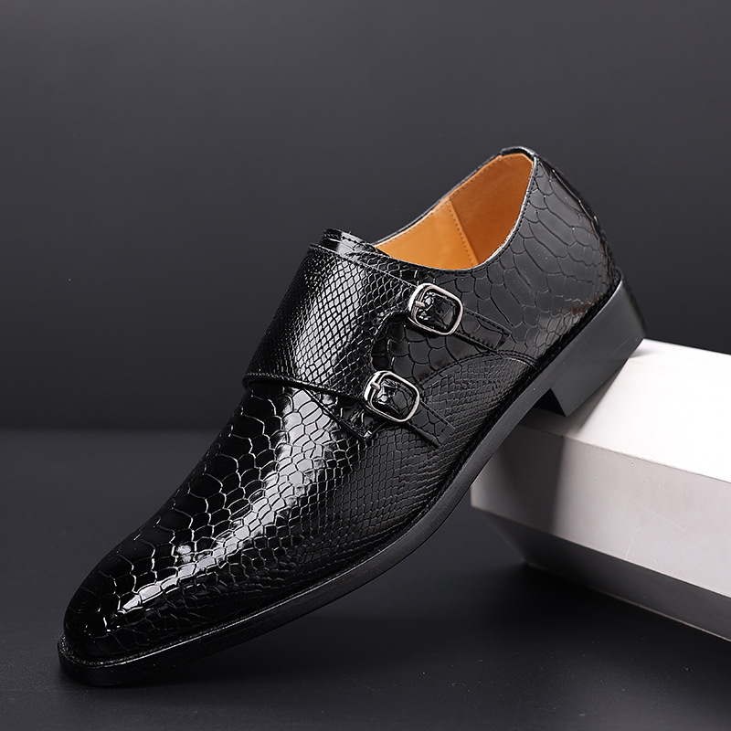 2024 New British style men's leather shoes