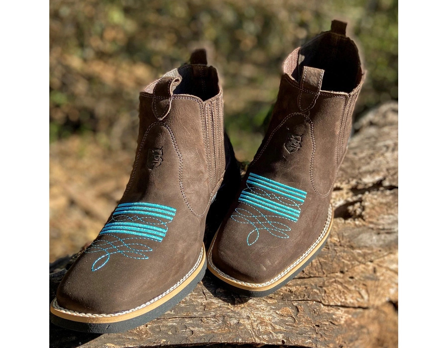 Vintage Round Toe Cowboy Boots