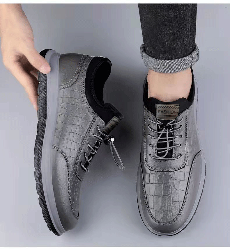Soft-soled casual sports leather shoes
