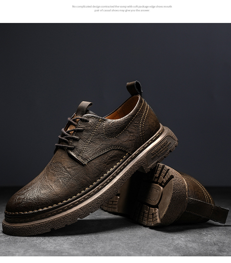 Men‘sGenuine Leather Work Casual Shoes