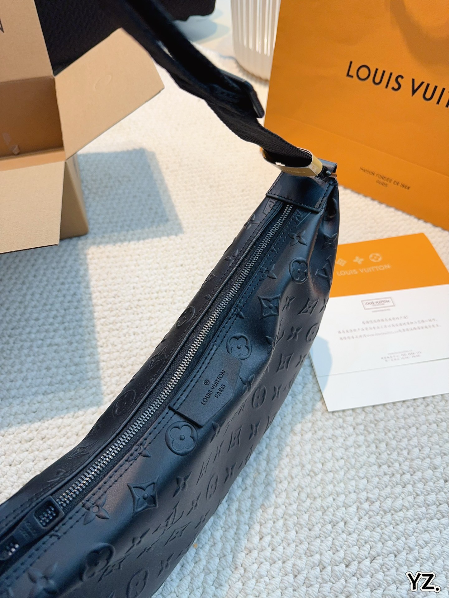 L-V BAG New series embossed chest bag