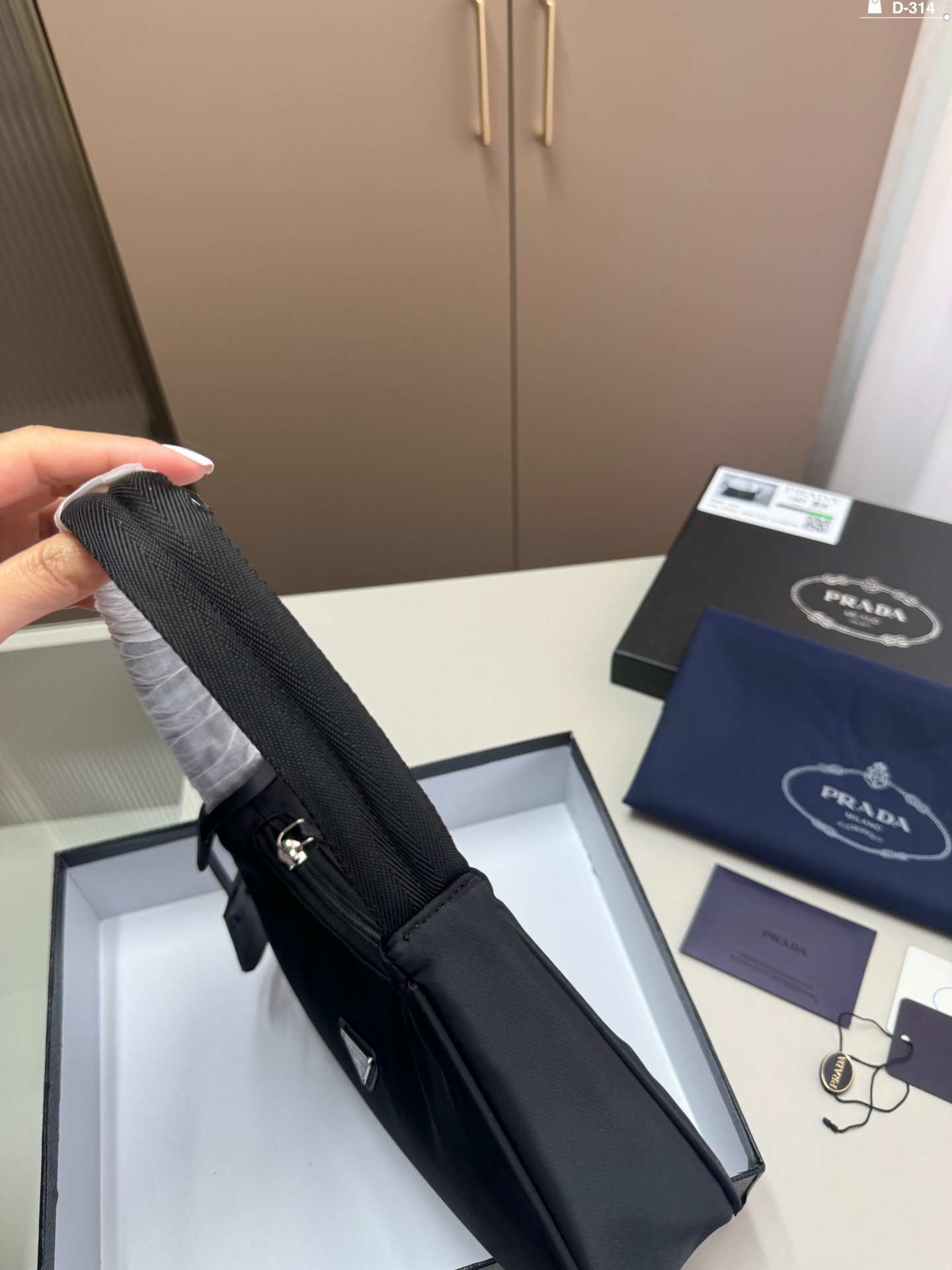 P-A BAG New nylon waterproof cloth hobo underarm bag