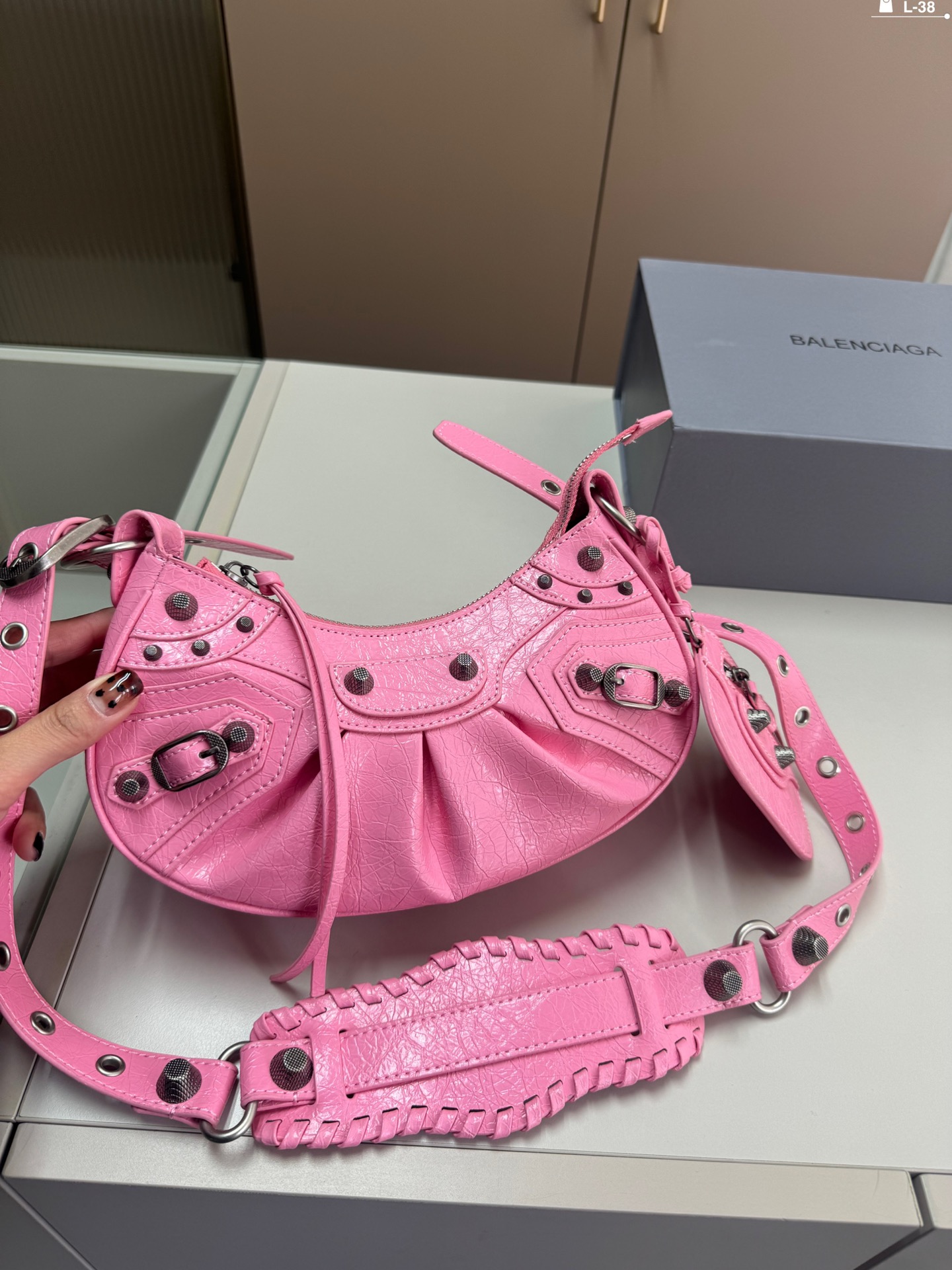 B-A BAG Half-crescent underarm bag jiaozi bag