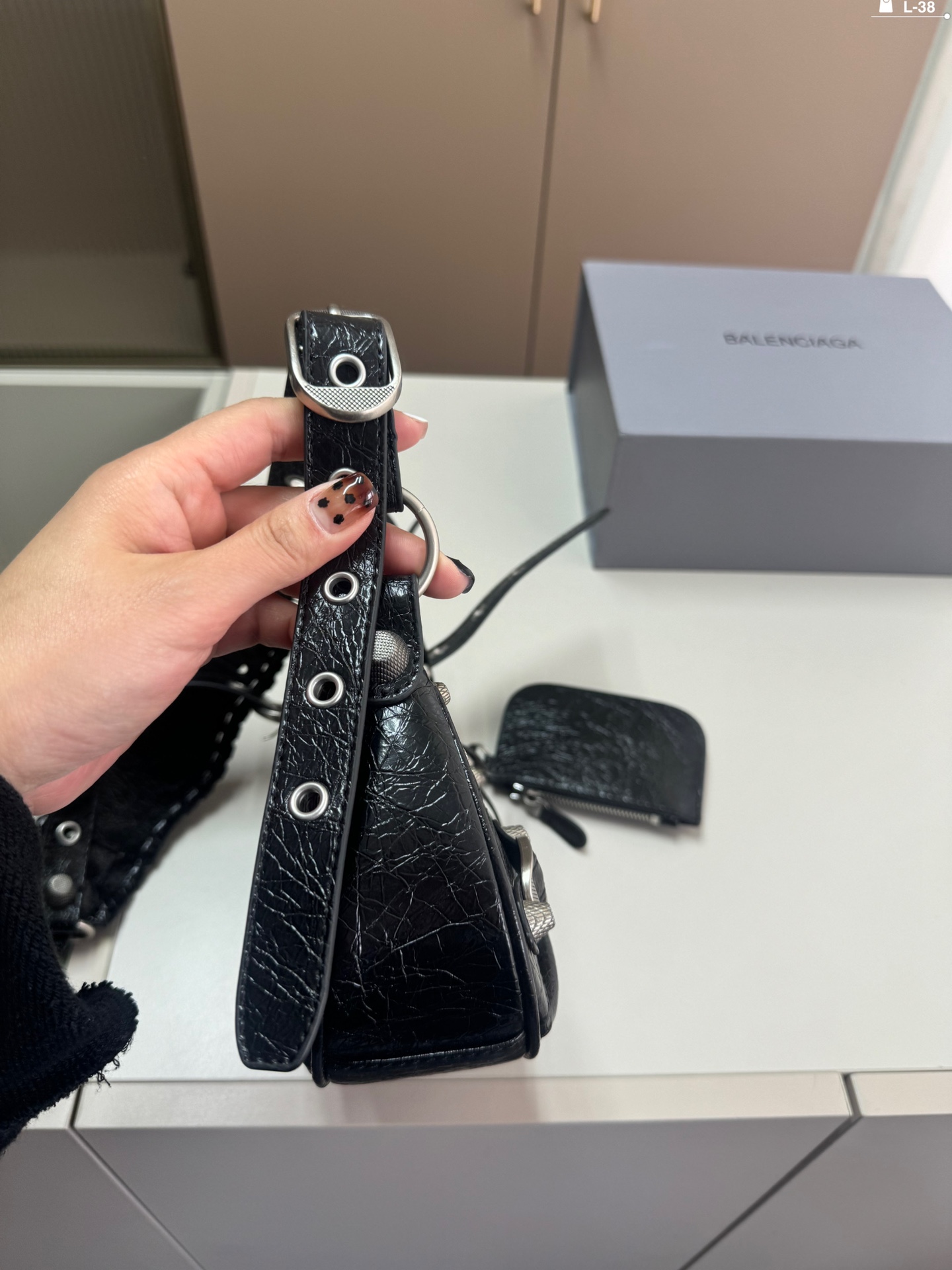 B-A BAG Half-crescent underarm bag jiaozi bag