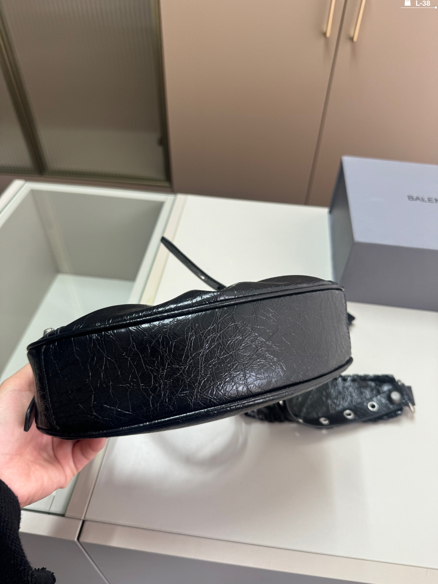 B-A BAG Half-crescent underarm bag jiaozi bag