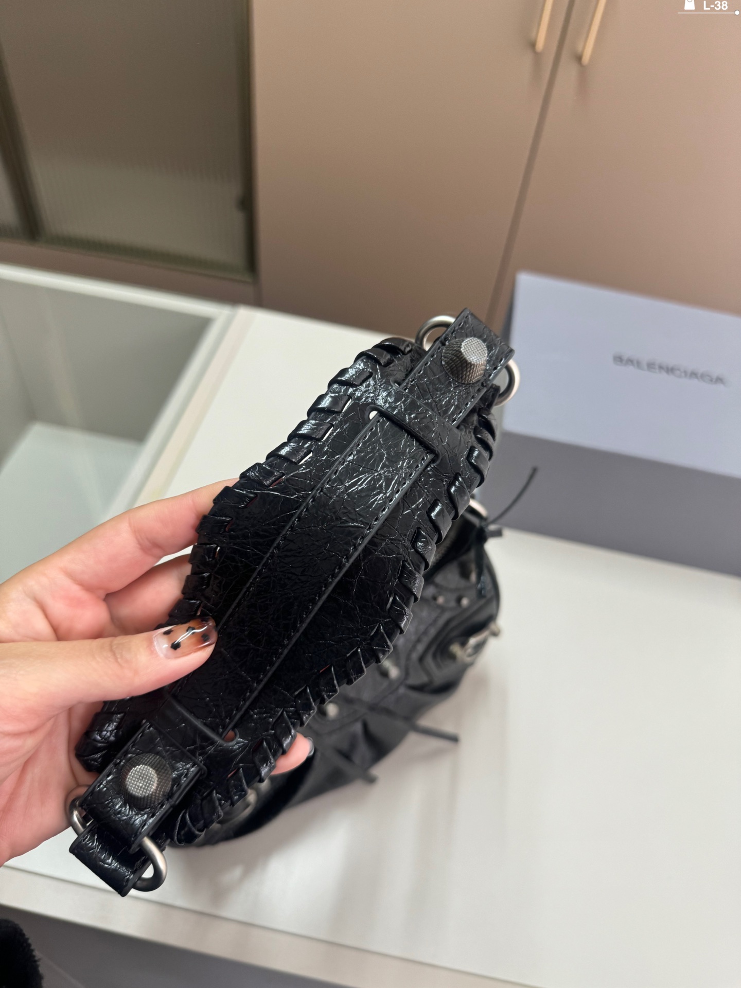 B-A BAG Half-crescent underarm bag jiaozi bag