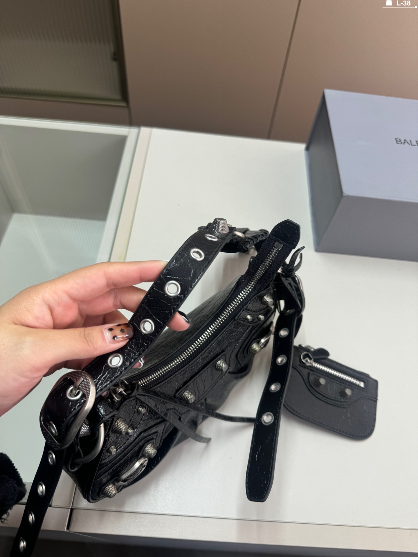 B-A BAG Half-crescent underarm bag jiaozi bag