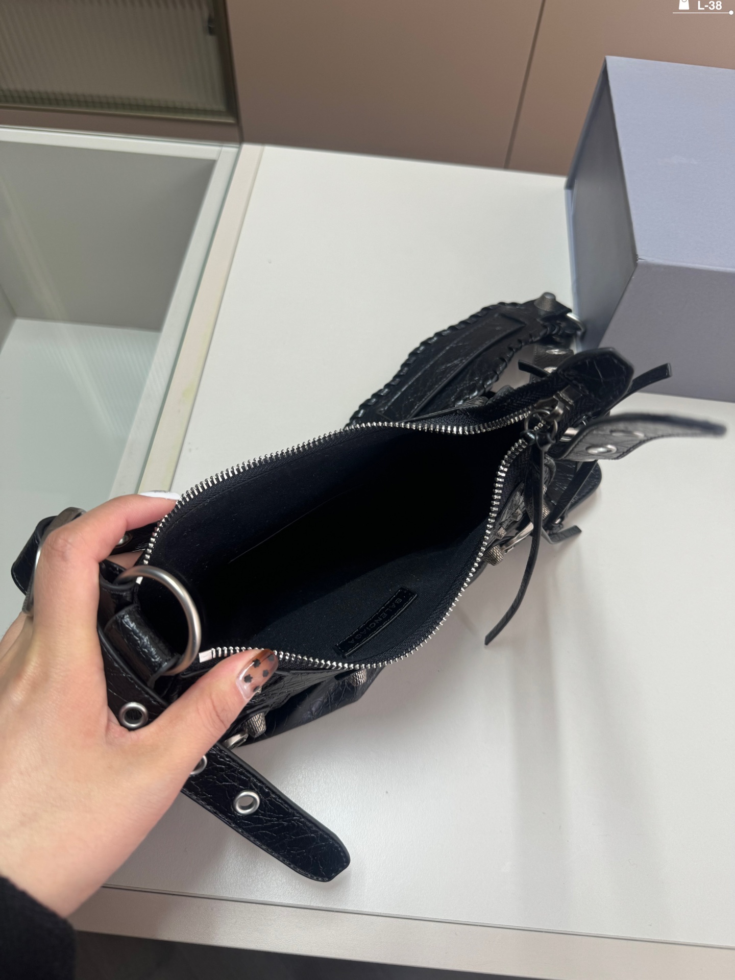 B-A BAG Half-crescent underarm bag jiaozi bag