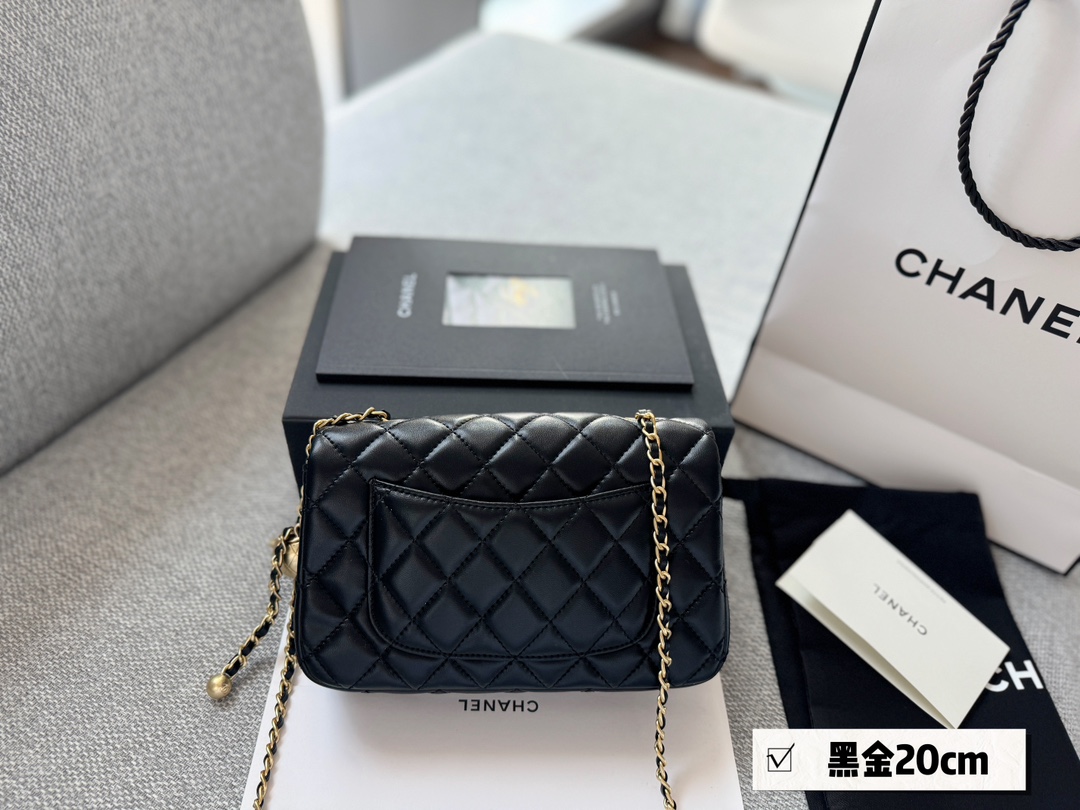 C-L BAG Golden ball CF20 black